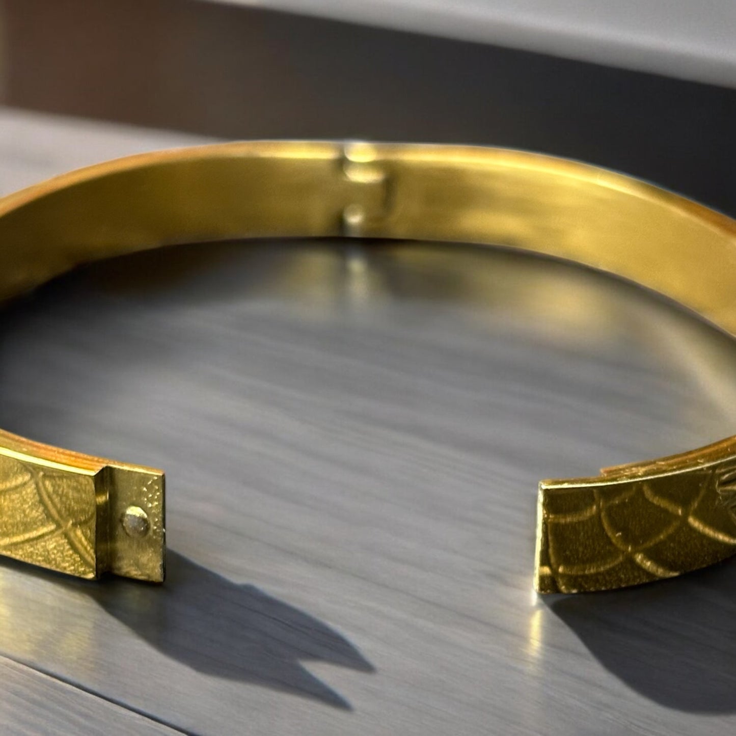Divine Ram Gold Bracelet For Men