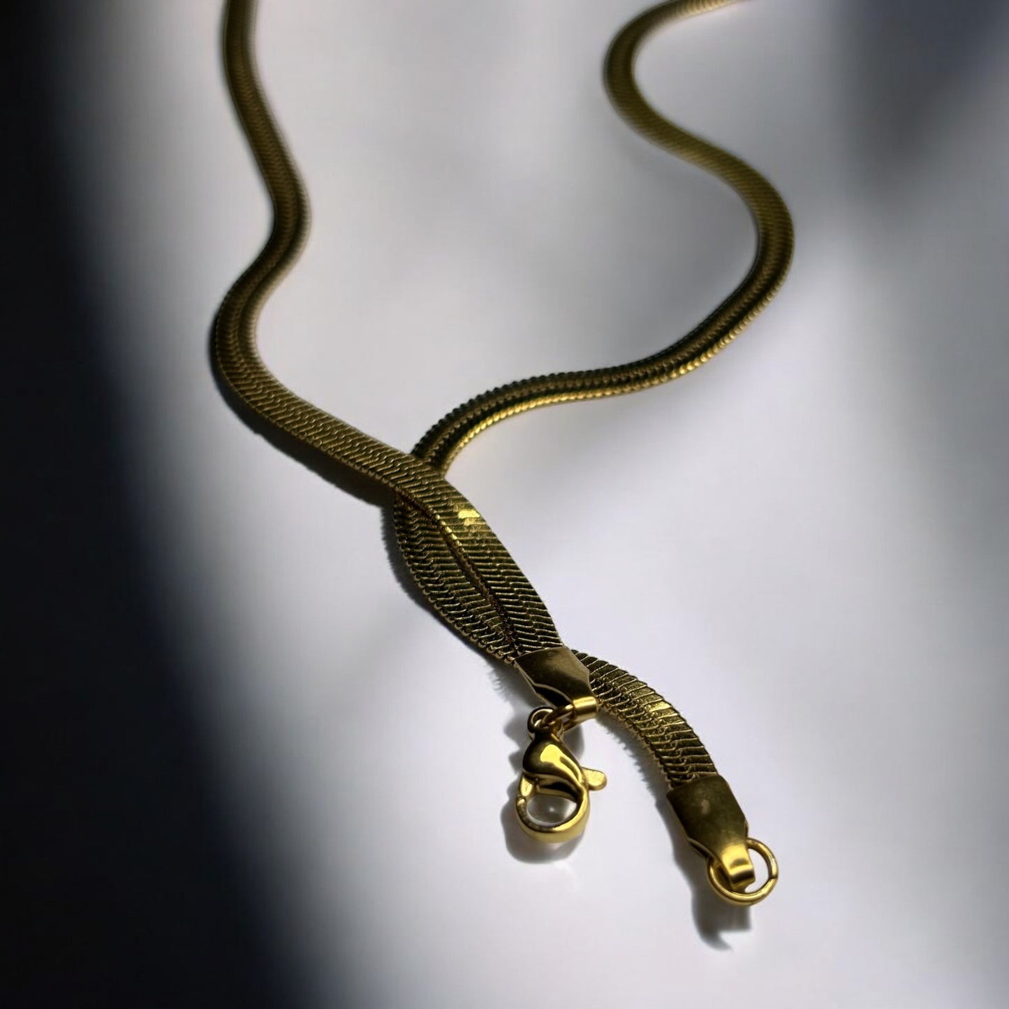 Gold Snake Chain For Men - Large Size