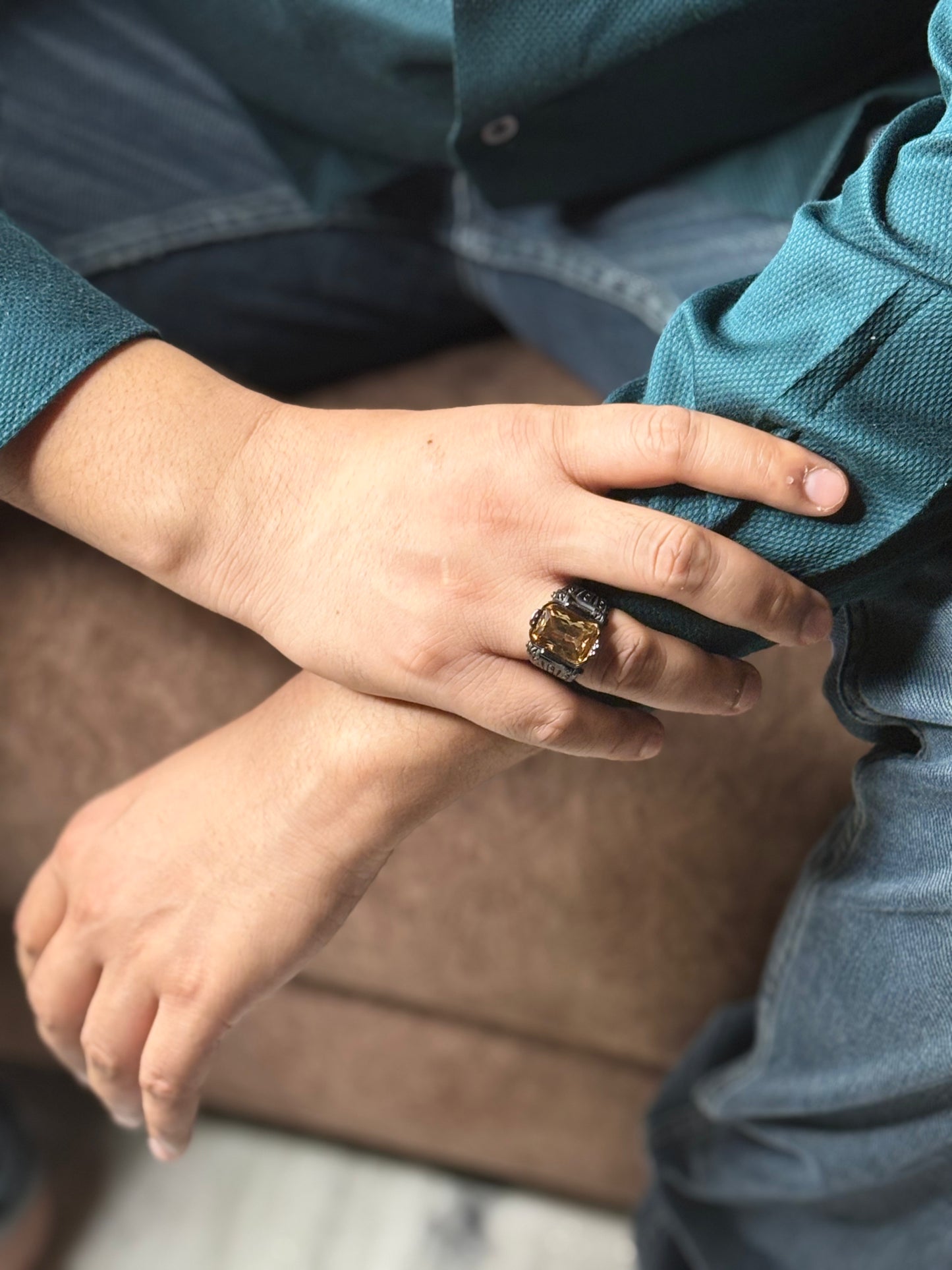 Fashion Stone Ring For Men