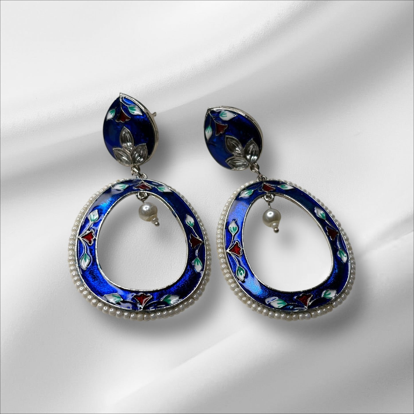 Colourful Hand Painted Earrings
