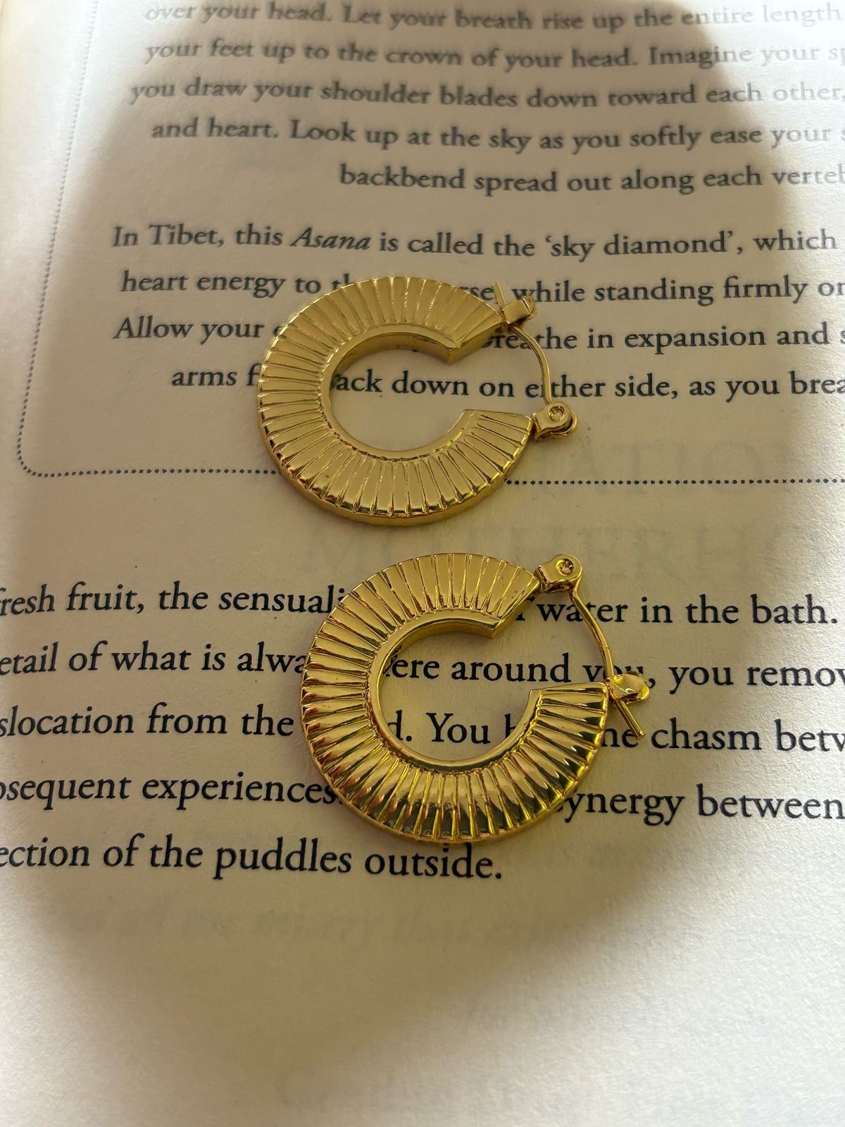 Anti-Tarnish Gold Earrings