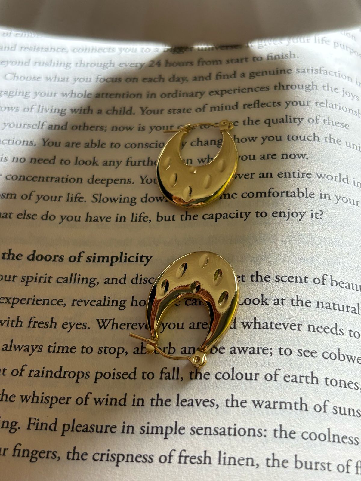 Anti-Tarnish Gold Earrings