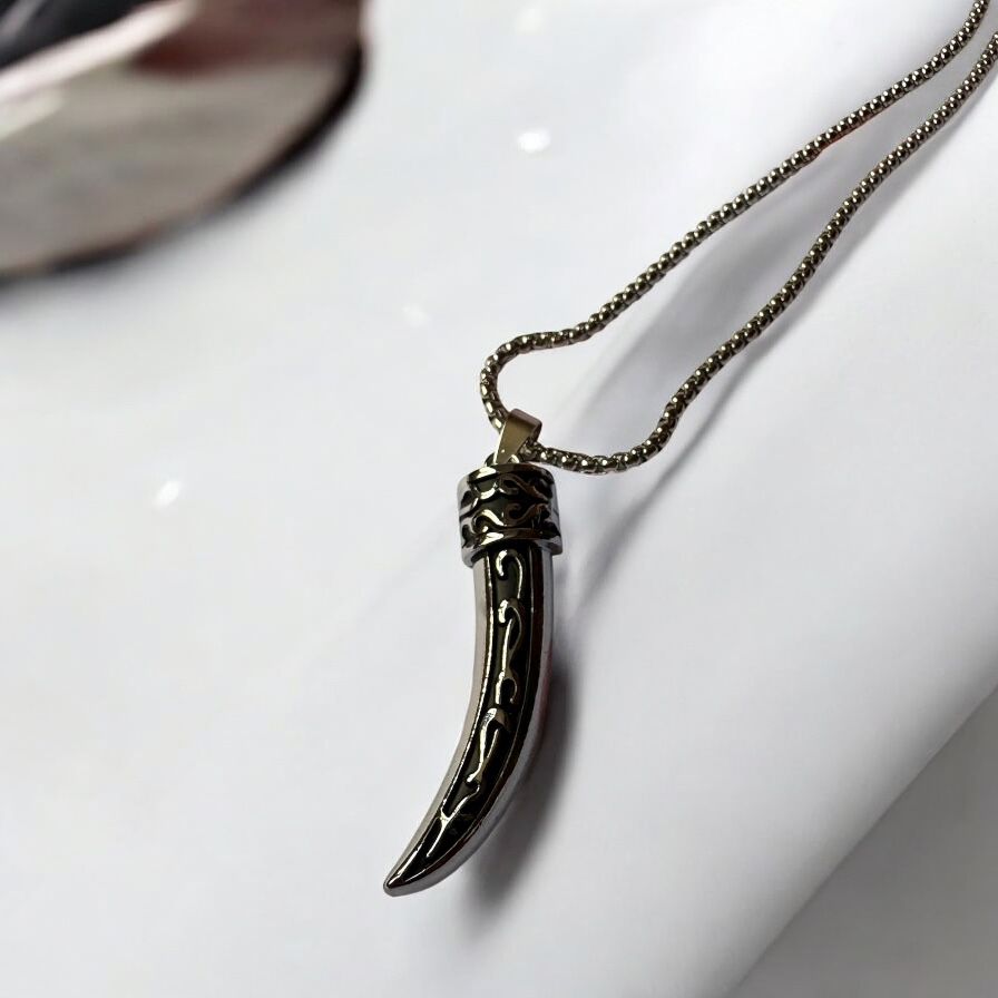 Tribal Fang Pendant For Men