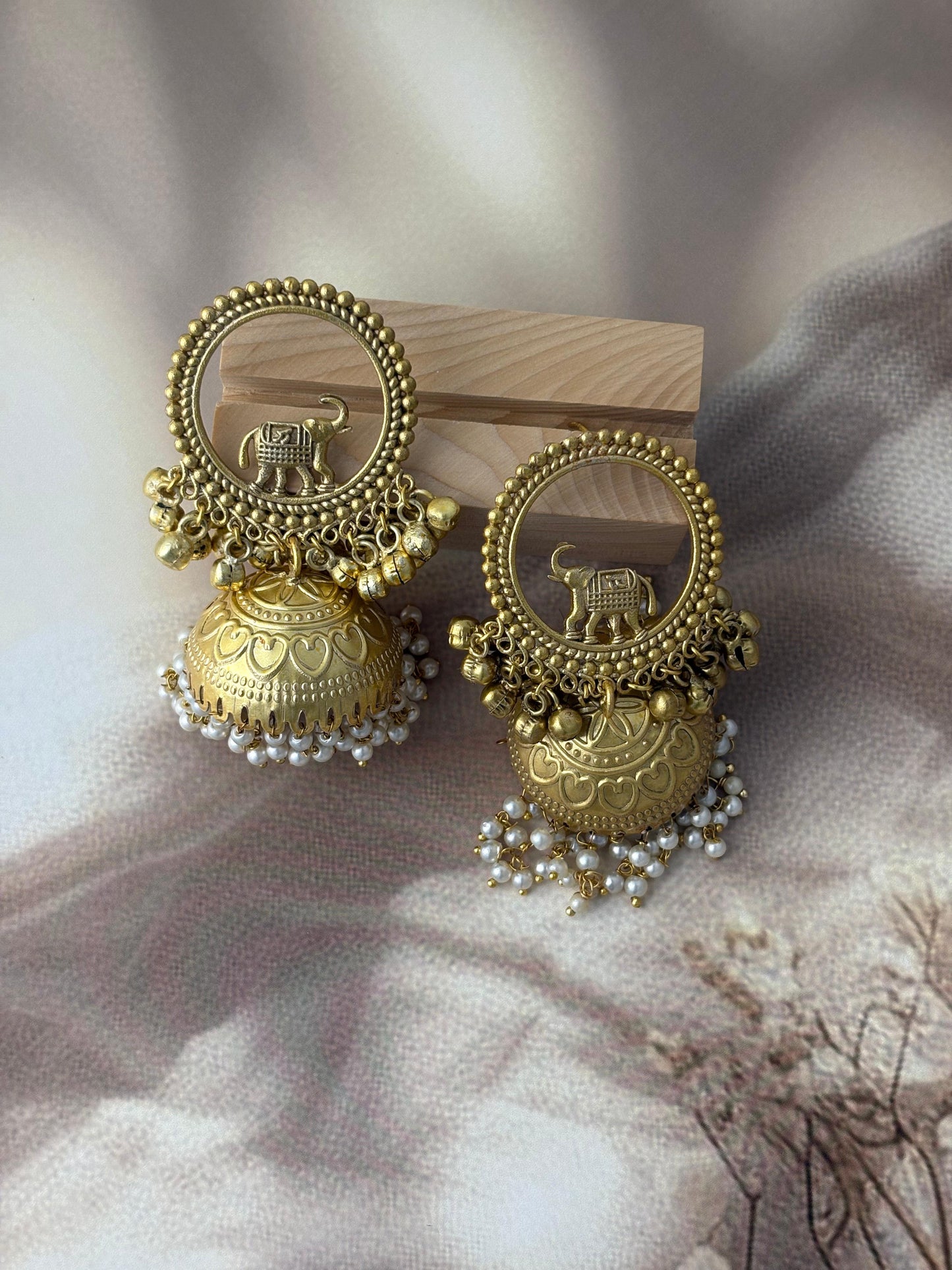 Elephant Glory Jhumkas