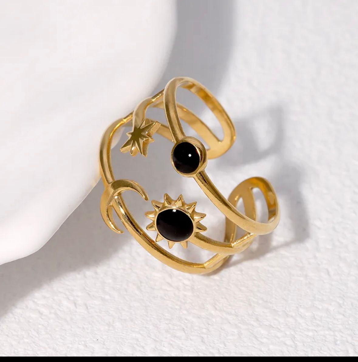 Celestial Charm Adjustable Ring