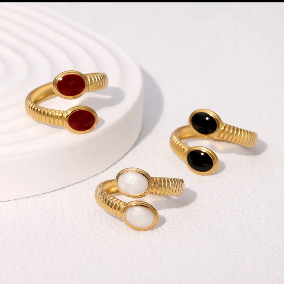Dual Aura Adjustable Rings