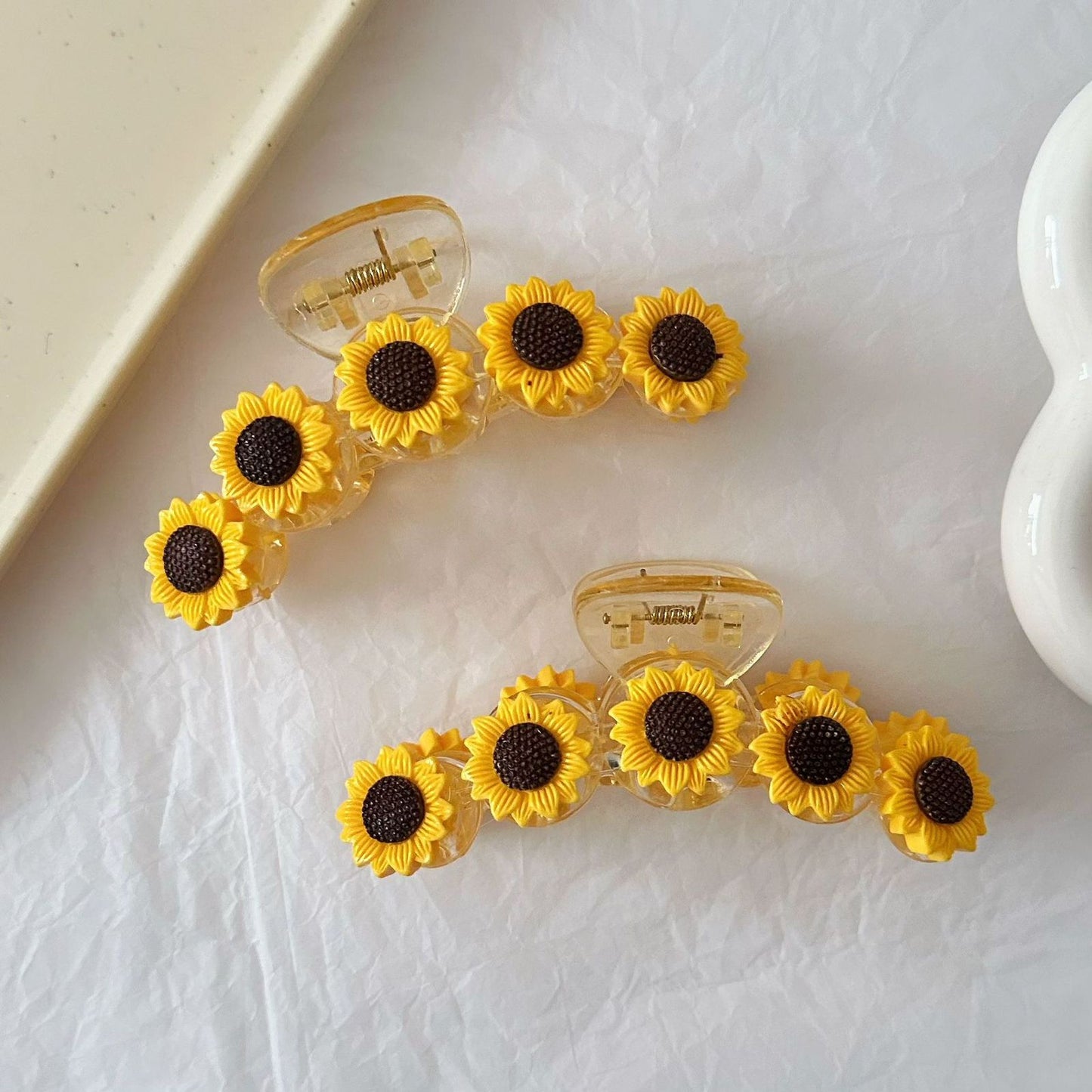 Sunny Bloom Sunflower Hair Claw Clip