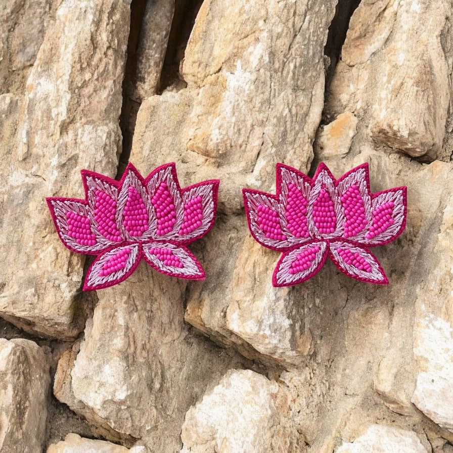 Lotus Handmade Earrings