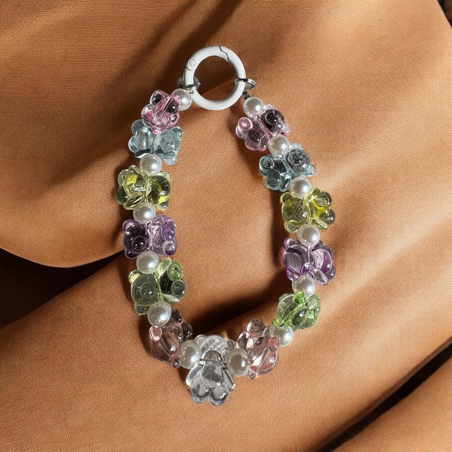 Phone Charms in Crystal Beads