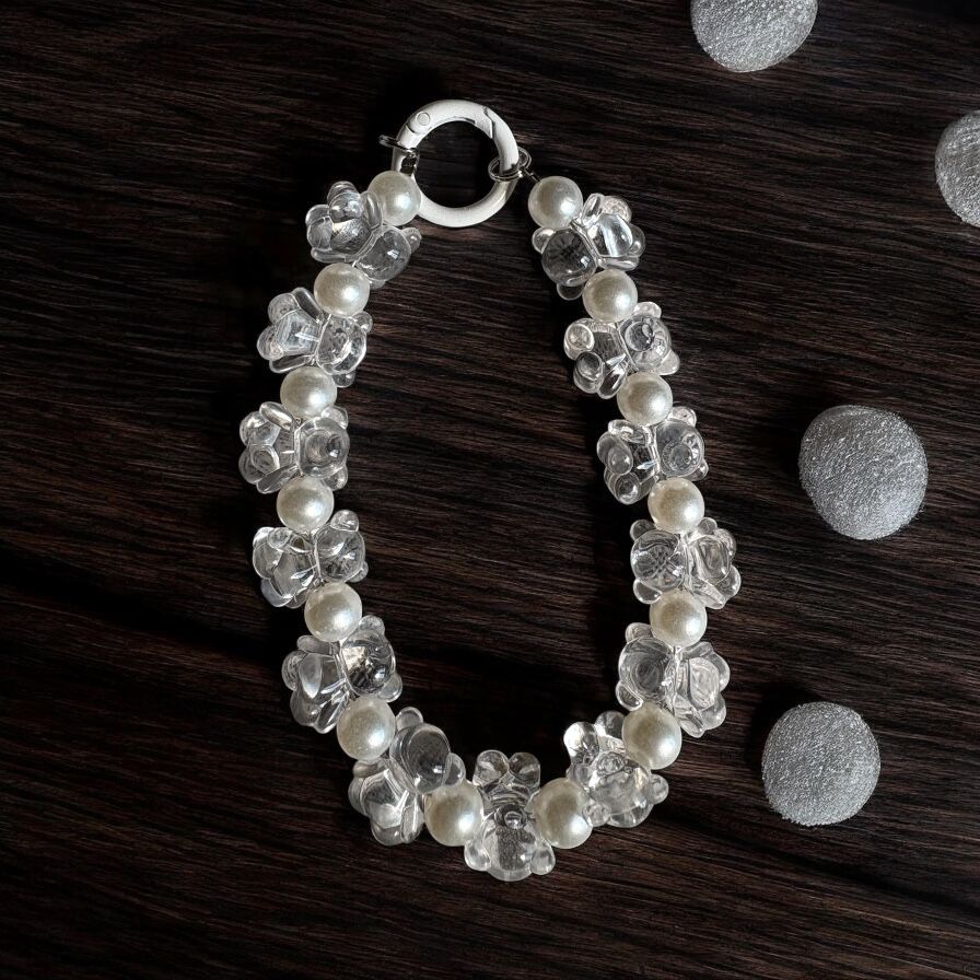 Phone Charms in Crystal Beads