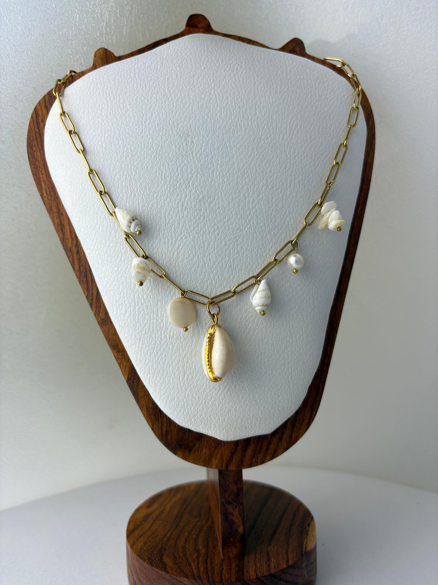 Anti Tarnish Snail Shell Pendant