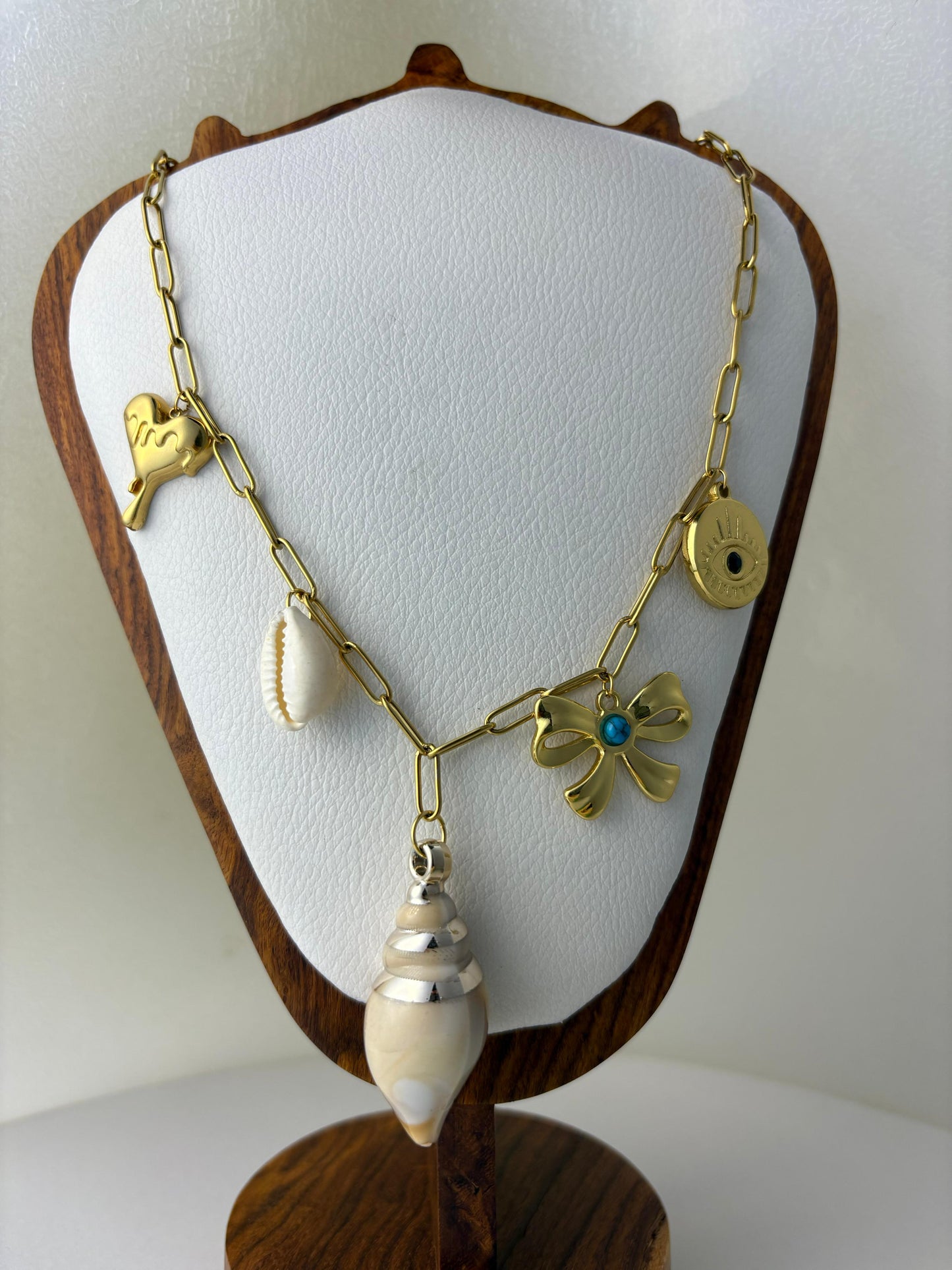 Ocean Series - Anti Tarnish Snail Shell Pendant