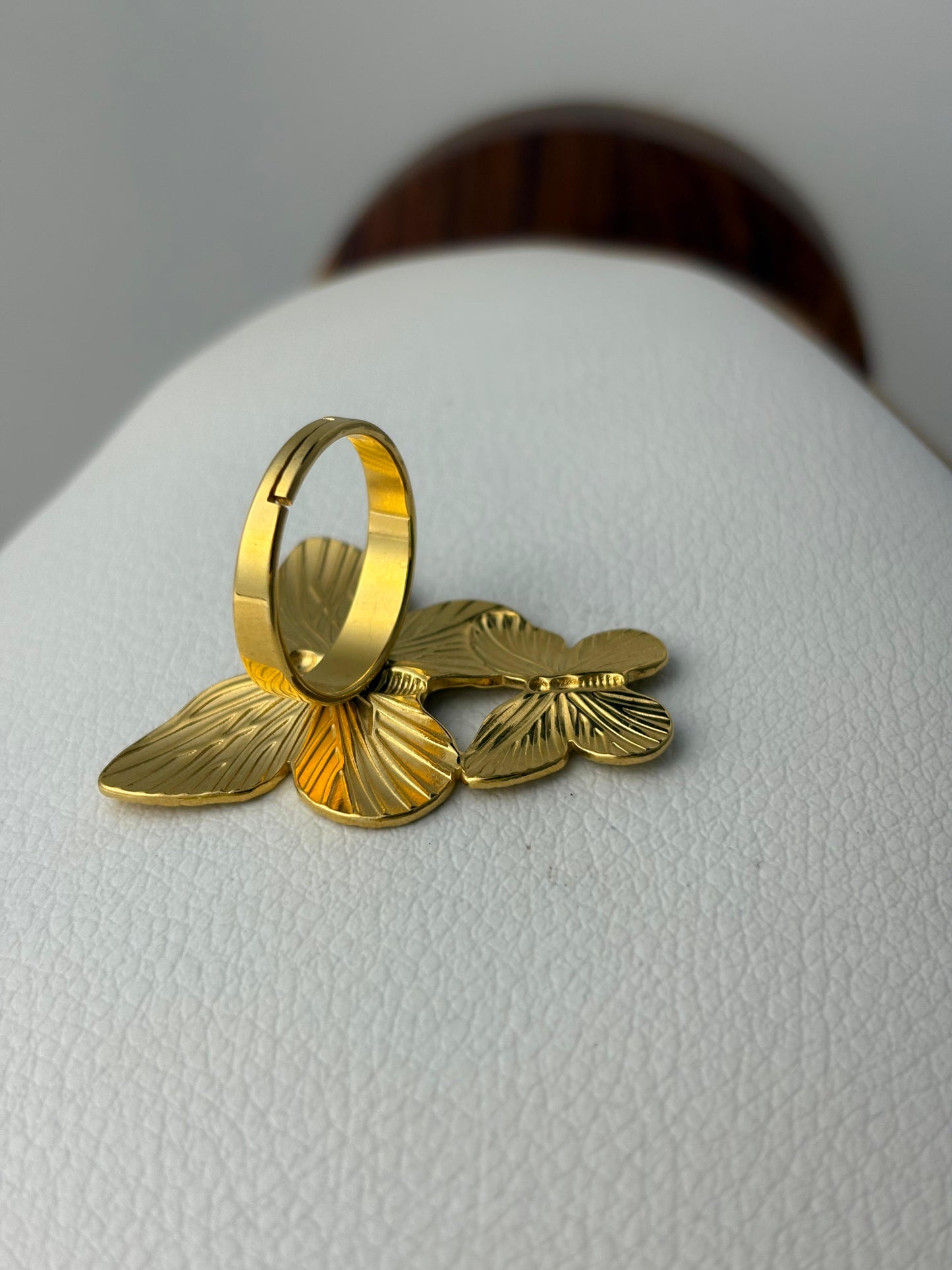 Anti Tarnish Butterfly Ring ( Adjustable )