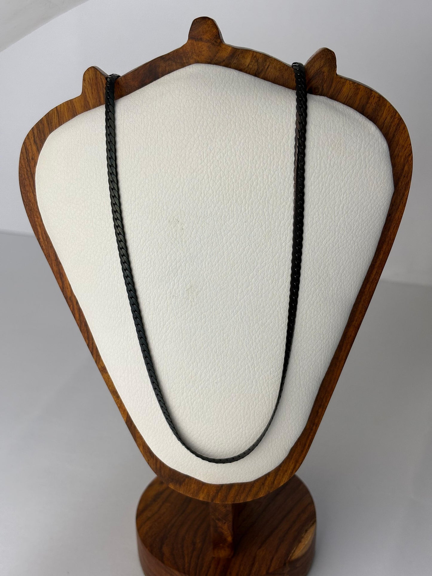 Stainless Steel Black Fashion Chain