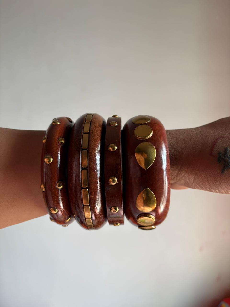 Handmade Wooden Bangles