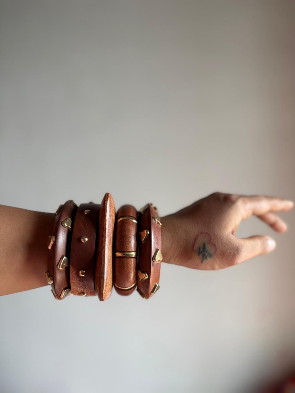 Handmade Wooden Bangles