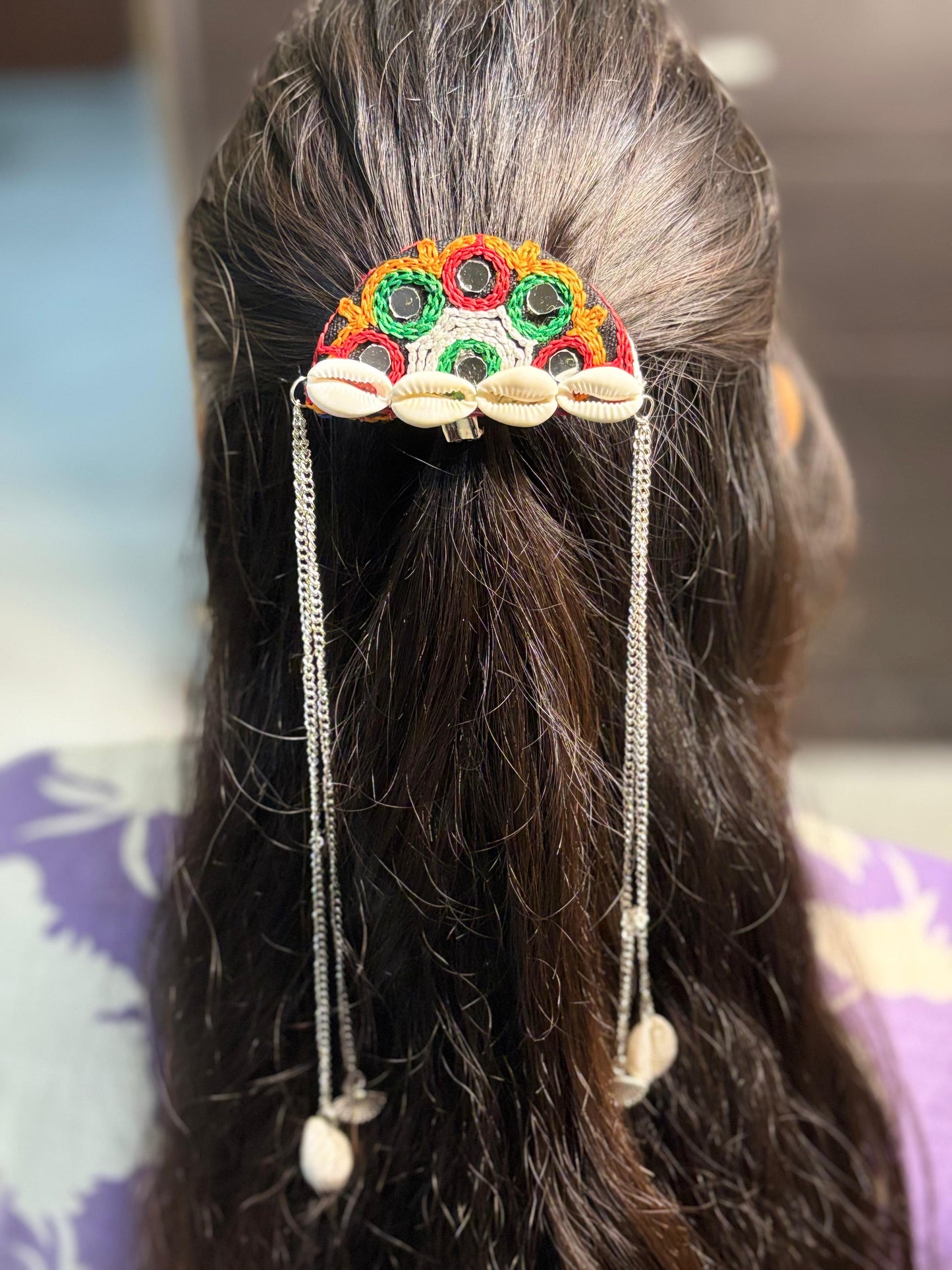 Cowrie Cascade Hair Accessory