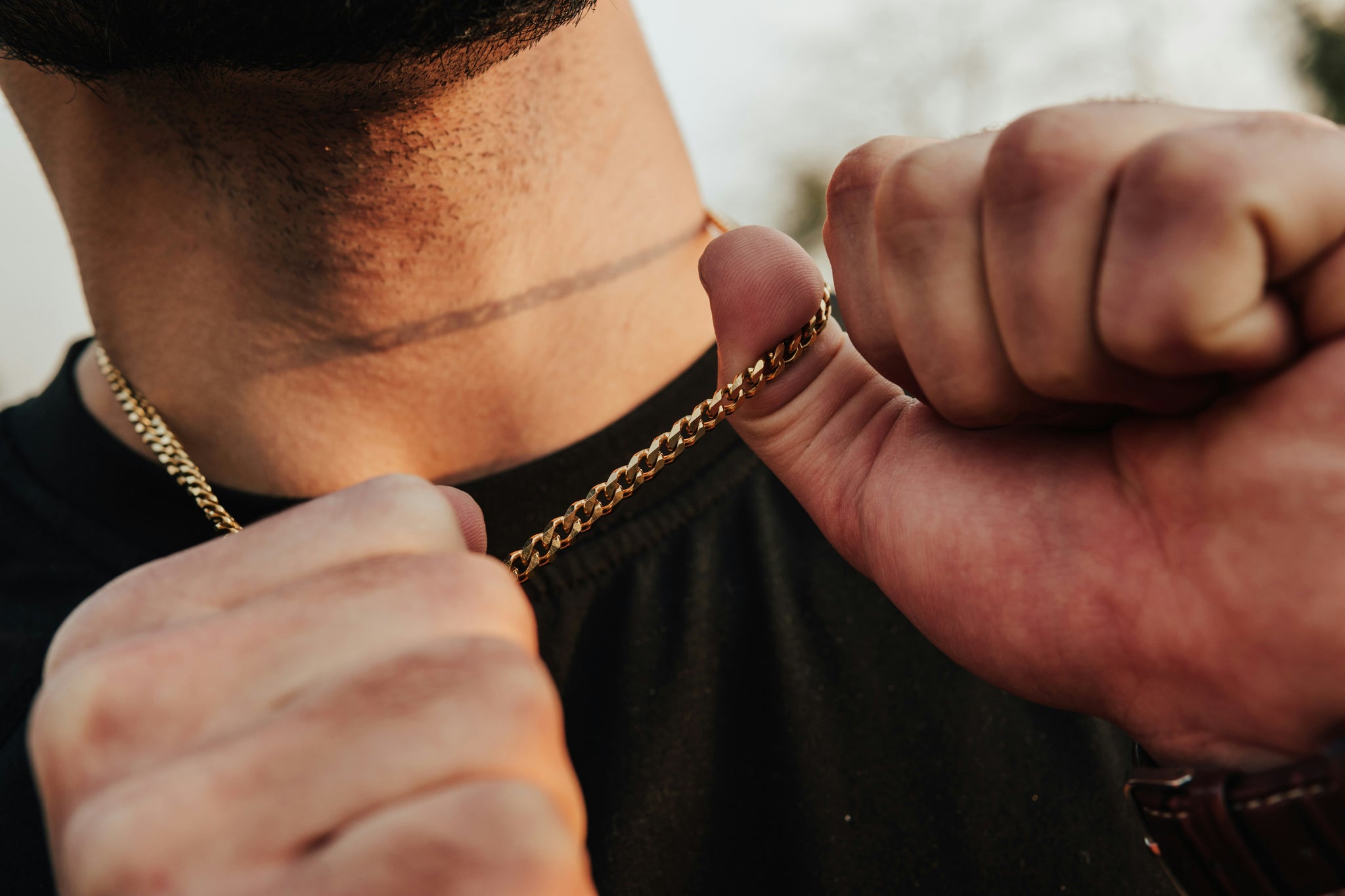 Men's Chain Banner