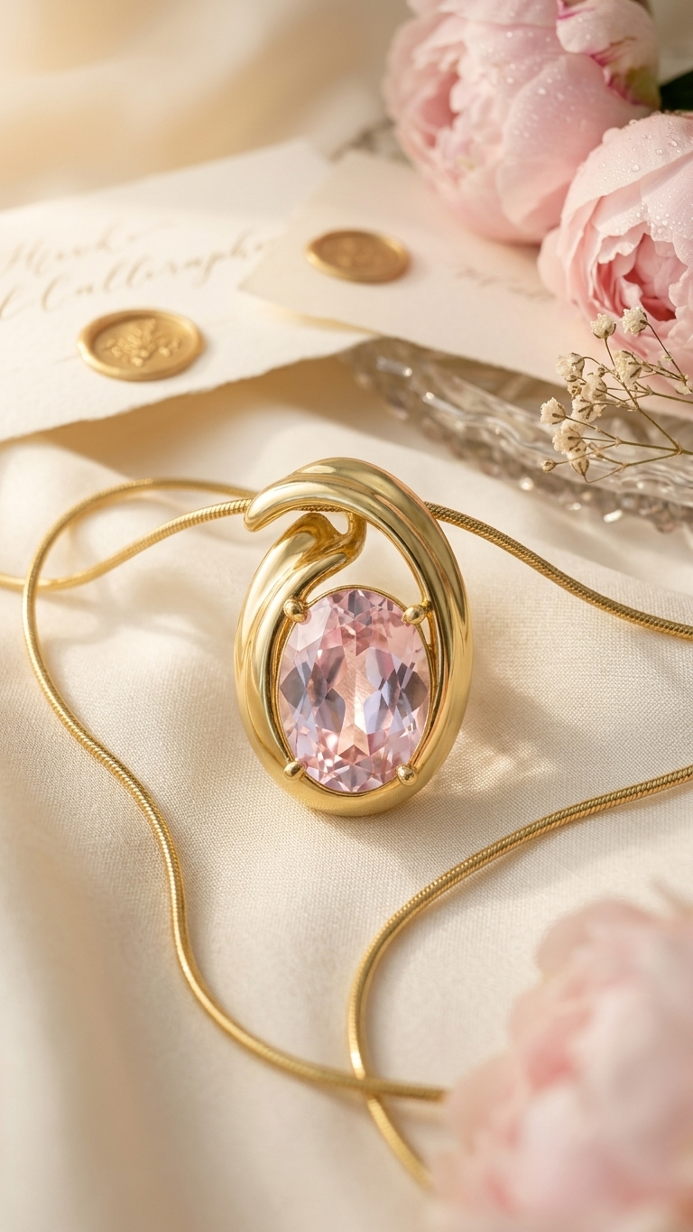 Ivory Blush Pendant