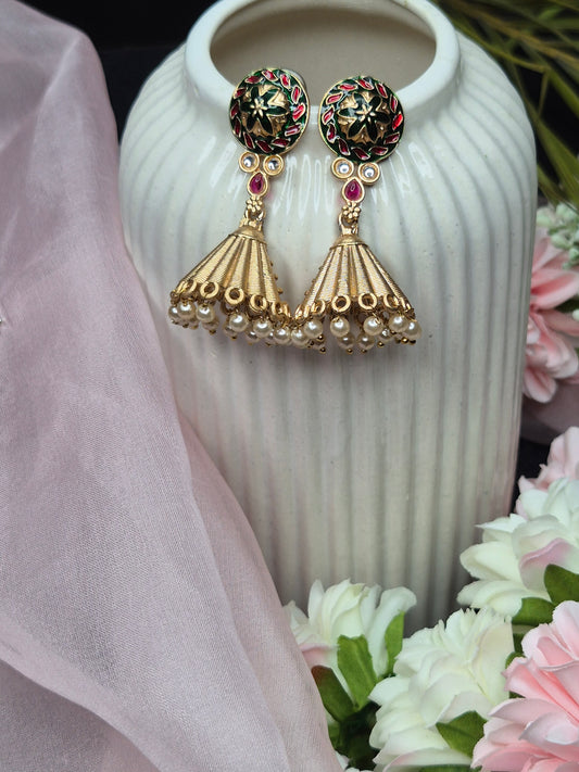 Multicolour Jhumkas