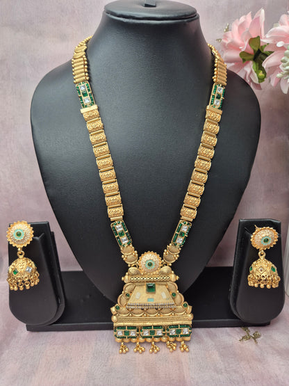 Green Gold Raani Haar