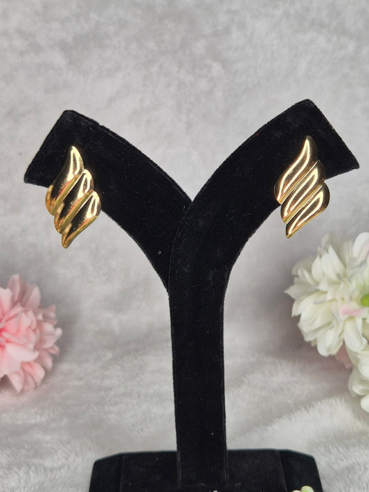 Anti Tarnish Gold Wings Earings