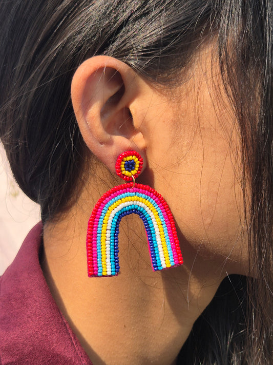 Rainbow Handmade Earrings