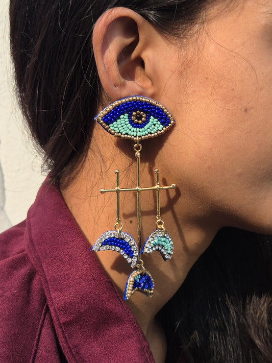 Viral Evil Eye Handmade Earrings