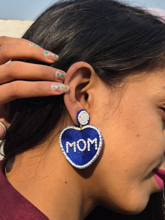 MoM Beaded Earrings