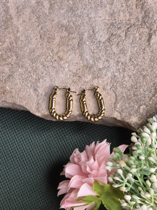 Anti Tarnish Gold Earrings