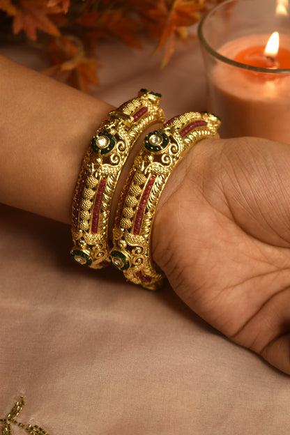 Multicolour Rajwadi Bangles