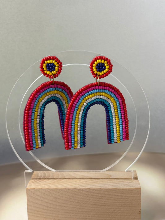 Rainbow Handmade Earrings