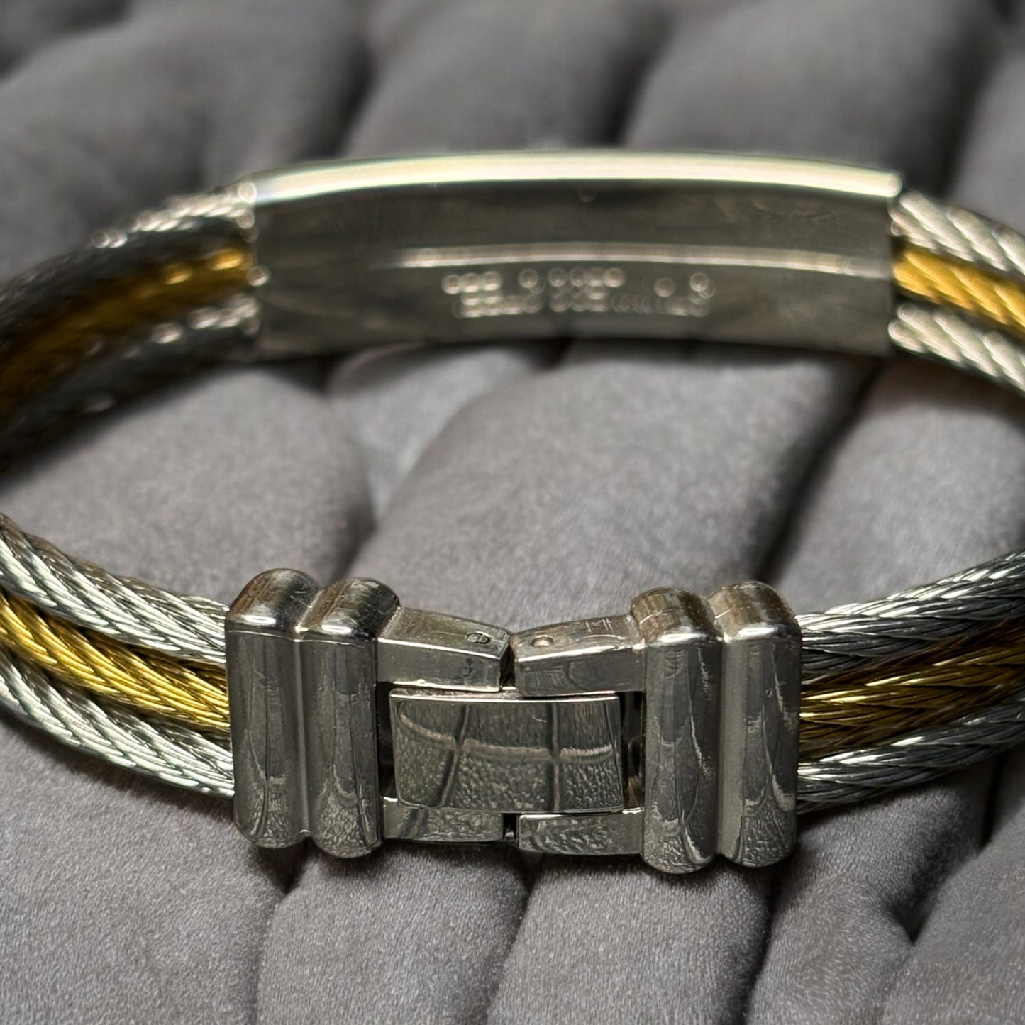 Dual Toned Bracelet For Men