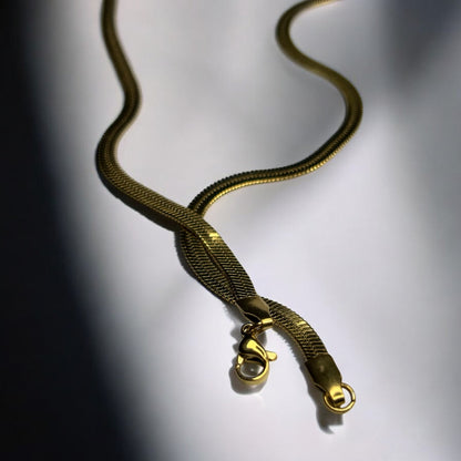 Gold Snake Chain For Men - Large Size