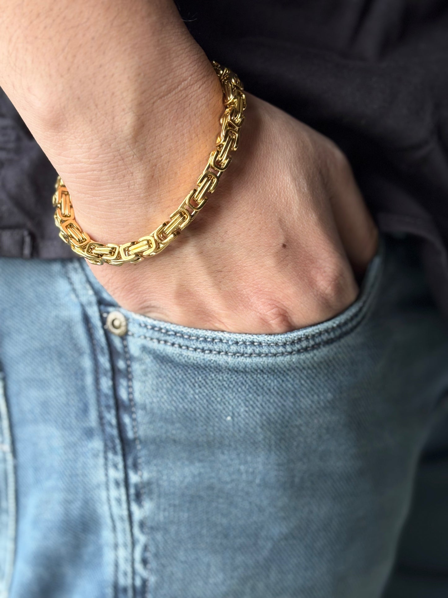 Gold Chain Bracelet For Men