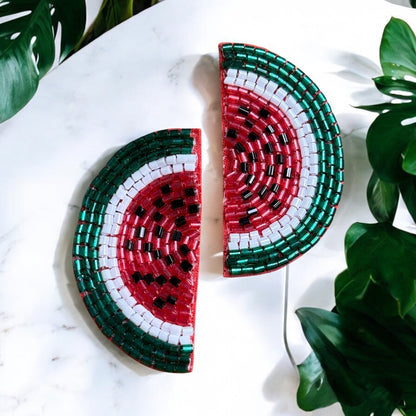 Handmade Watermelon Earrings