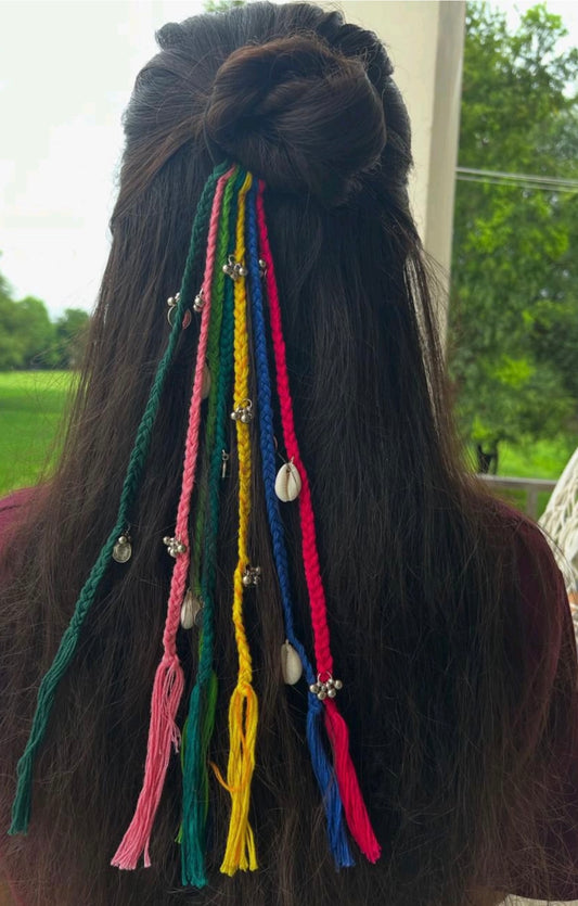 Rangilo Raas Hair Braids