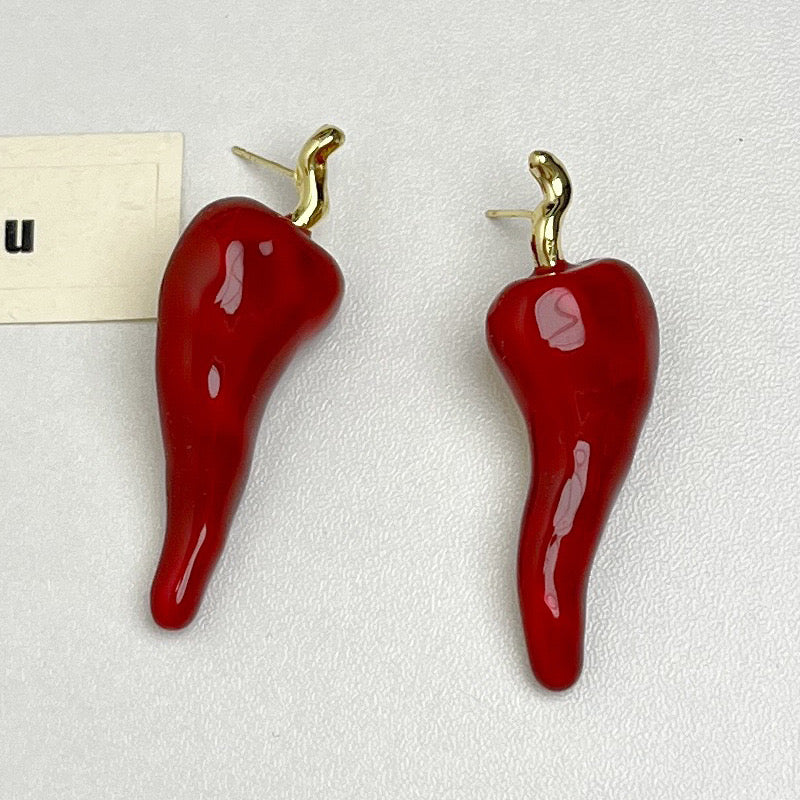 Scarlet Pepper Earrings
