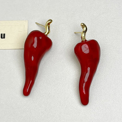 Scarlet Pepper Earrings