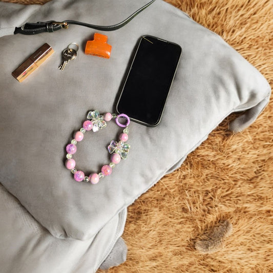 Phone Charms in Crystal Beads