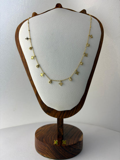 Dainty Pendant with Earrings