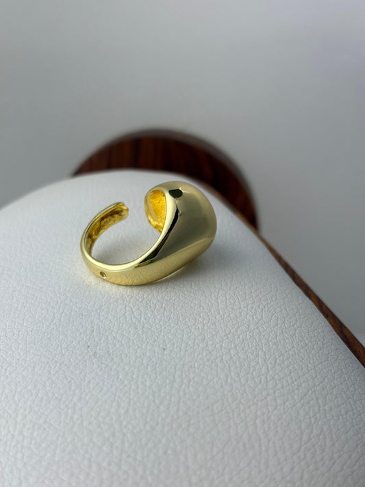 Golden Shell Ring