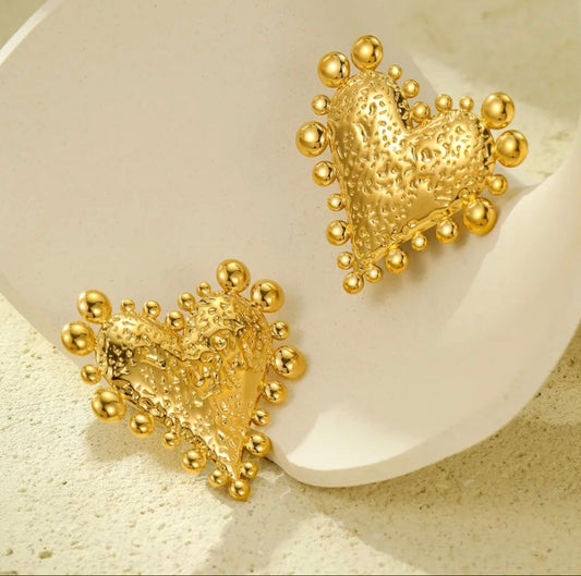 Golden Amor Studs