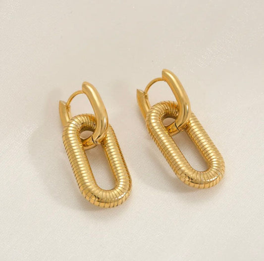 Luxe Link Hoops