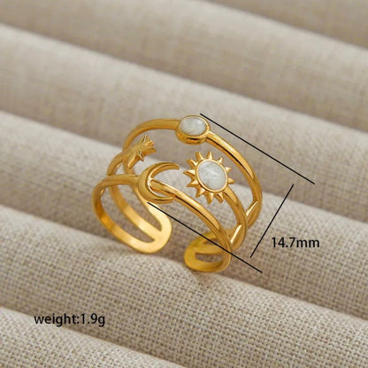 Celestial Charm Adjustable Ring