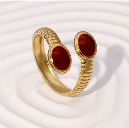 Dual Aura Adjustable Rings