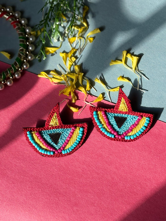 Mini Diya Pop Earrings