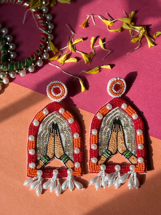 Namaste Beaded Handcrafted Earrings