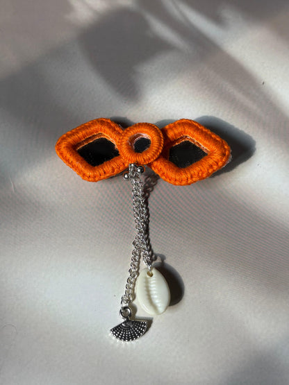 Mirror Charm Hair Clip