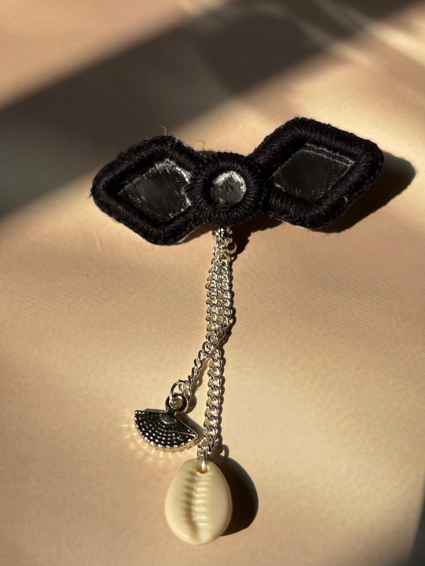 Mirror Charm Hair Clip